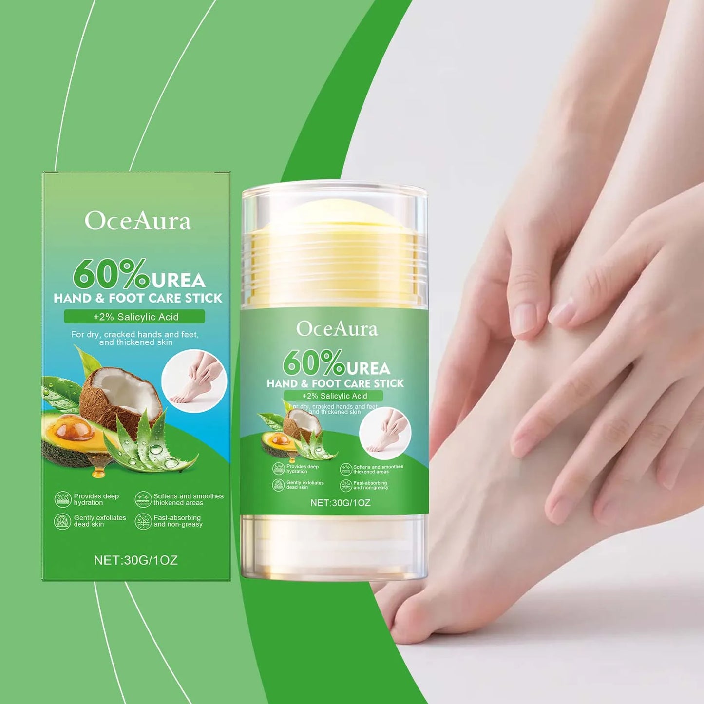 Beeswax Hand & Foot Balm Stick | Travel Size Moisturizer 30g