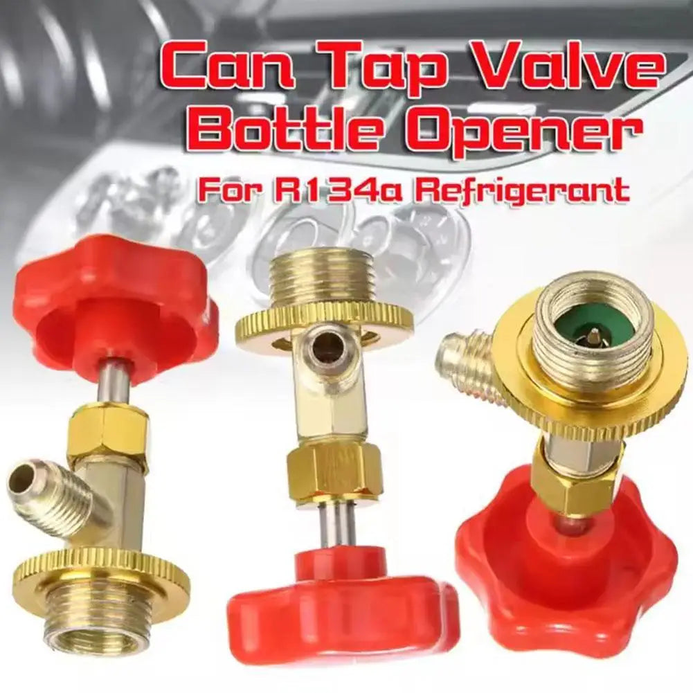 R12,R600 R22, R134a, R410A g Refrigerant Gas Recharging Kit Car Air Conditioner Gas Refill Refrigeration Tool Opener Hose Kit Peaceful Pleasures Health and Wellness