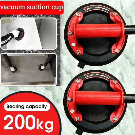 New Vacuum Suction Cup 200kg Loading Capacity Heavy Duty Vacuum Spreader for Tile Adsorption Glass Granite Lifting 8 Inch Cup Peaceful Pleasures Health and Wellness