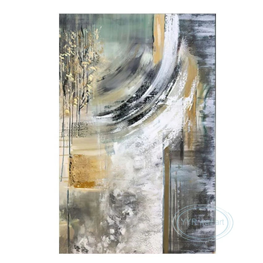 High Quality Living Artwork Handmade Canvas Art Oil Painting Light Luxury Decorative Abstract Wall Poster Drawing Room Bedroom Peaceful Pleasures Health and Wellness No frame 80cmx140cm