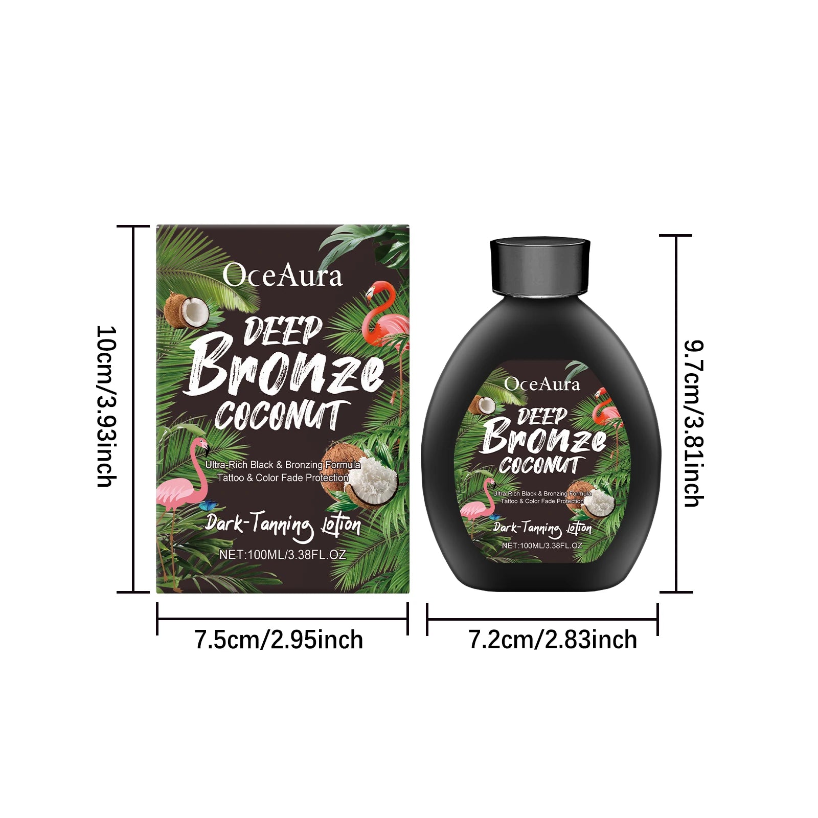 Coconut Oil Dark Tanning Lotion – Bronze Glow Accelerator Peaceful Pleasures Health and Wellness