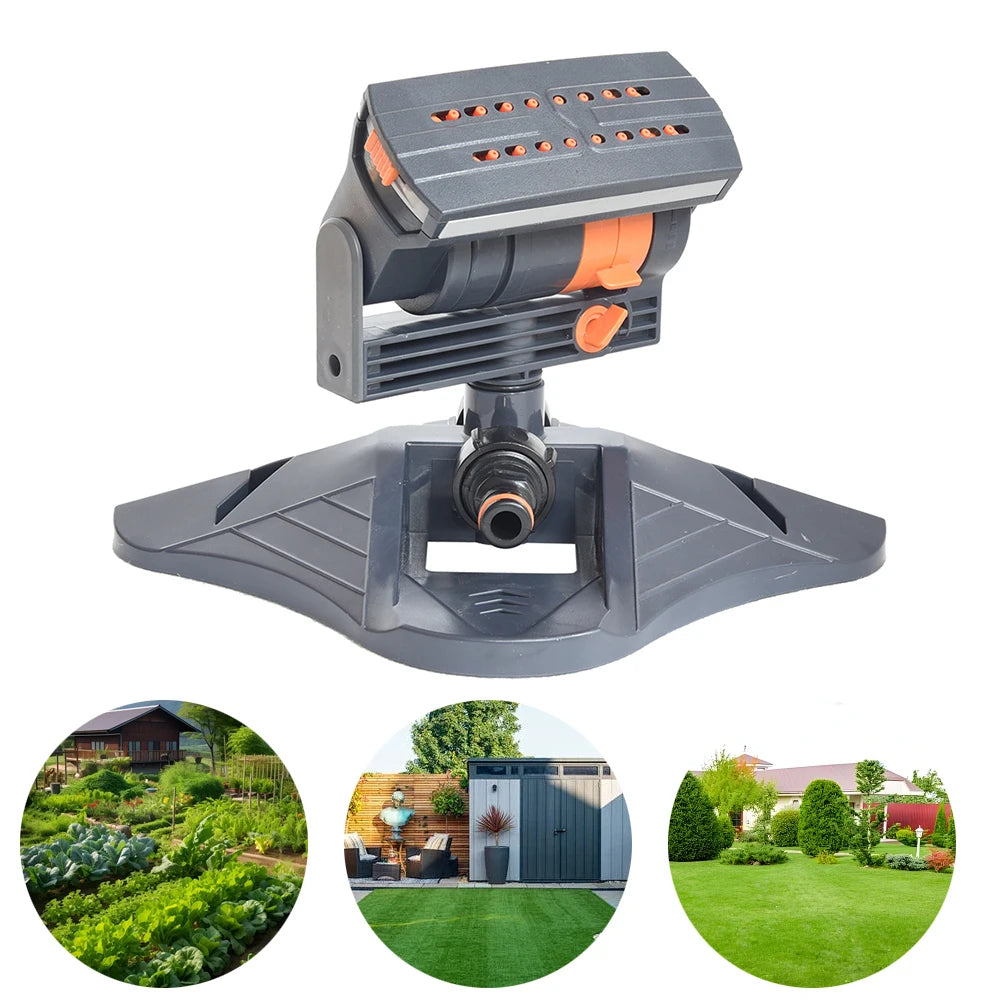 Mini Oscillating Lawn Sprinkler – 16-Hole Adjustable Rotating Peaceful Pleasures Health and Wellness