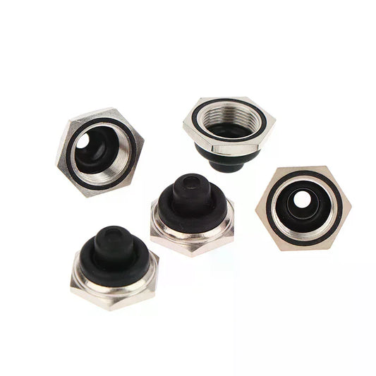 M12 Toggle Switch Waterproof Caps Hex Metal Edge – 5 Pack Switch Accessories Peaceful Pleasures Health and Wellness