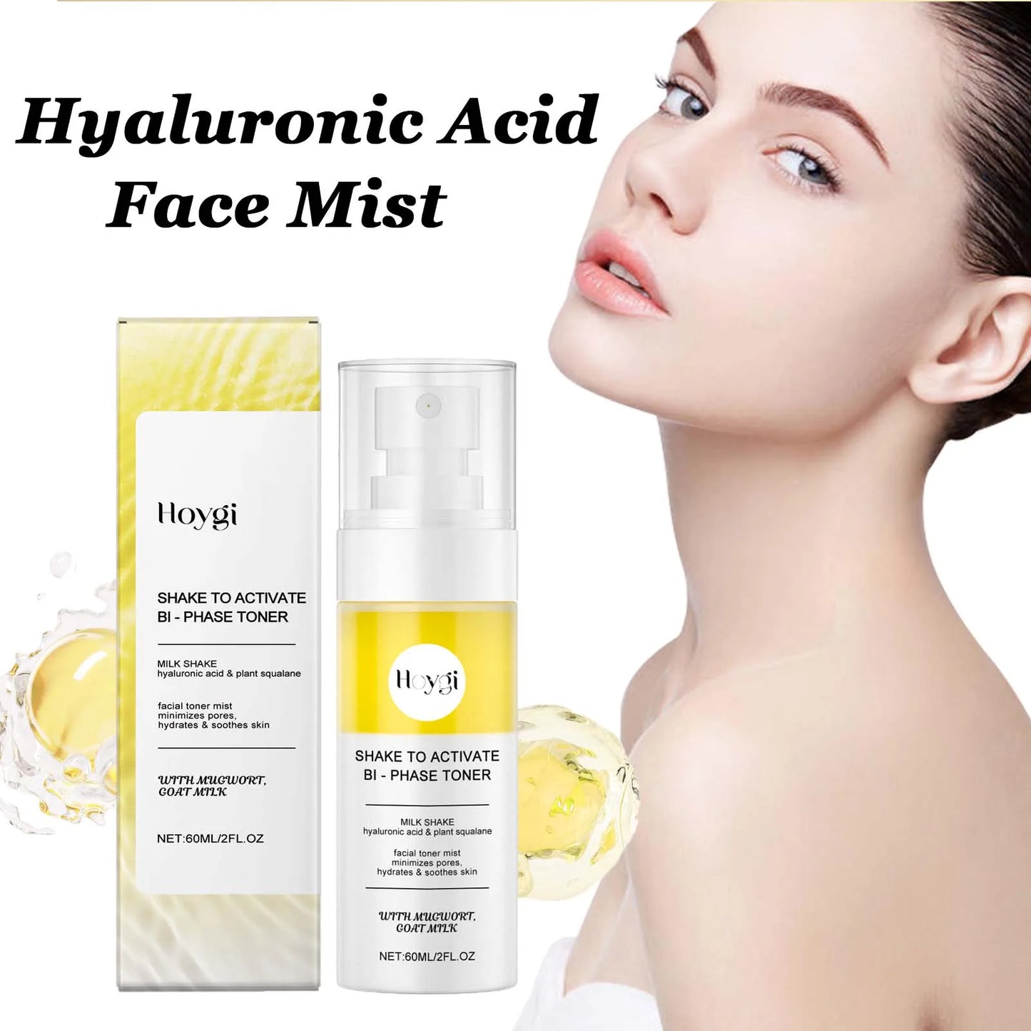 Hyaluronic Acid Face Mist – Hydrating & Soothing Spray 60ml