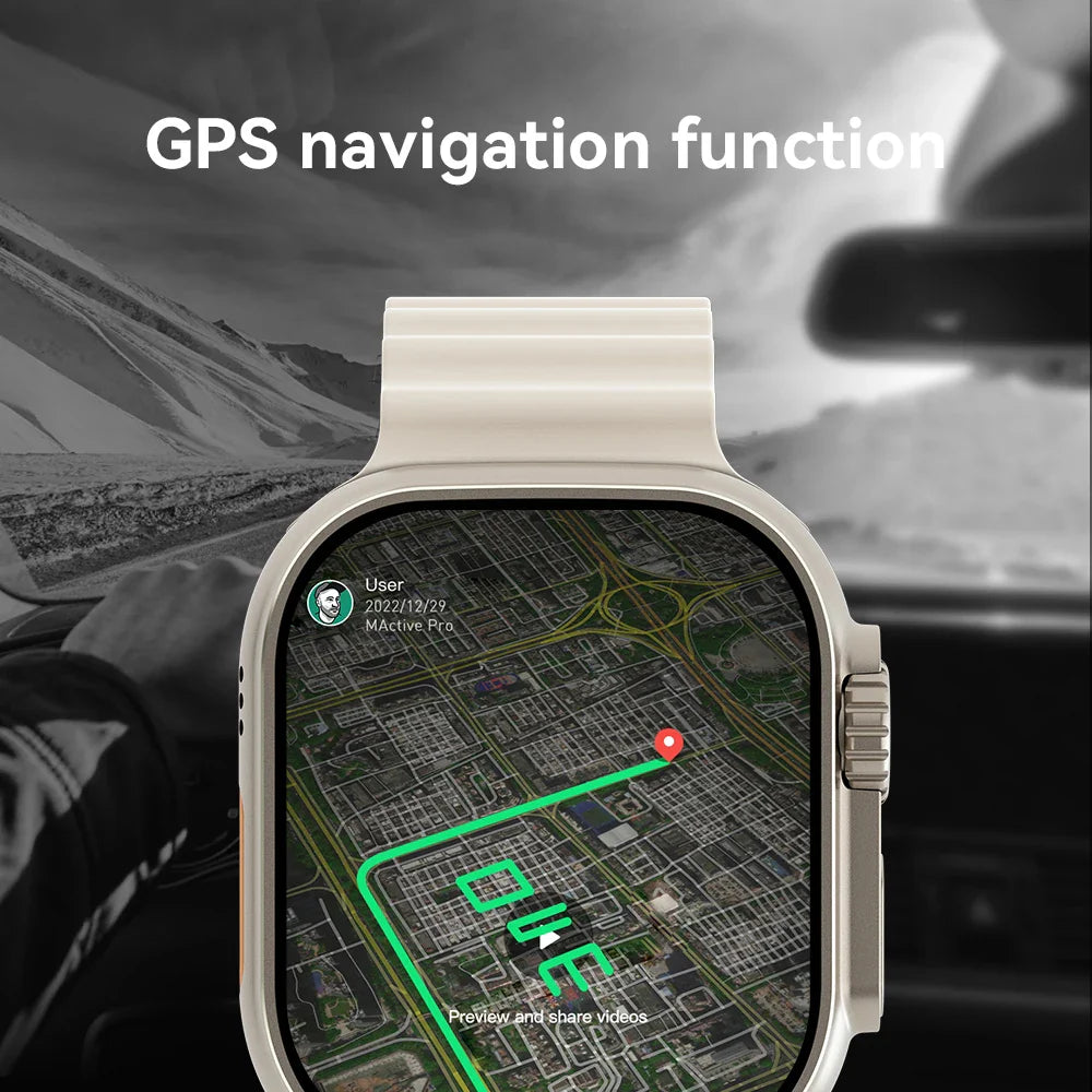 Zestbolt Ultra Ai3 4G Smart Watch | AMOLED GPS Rotating Camera