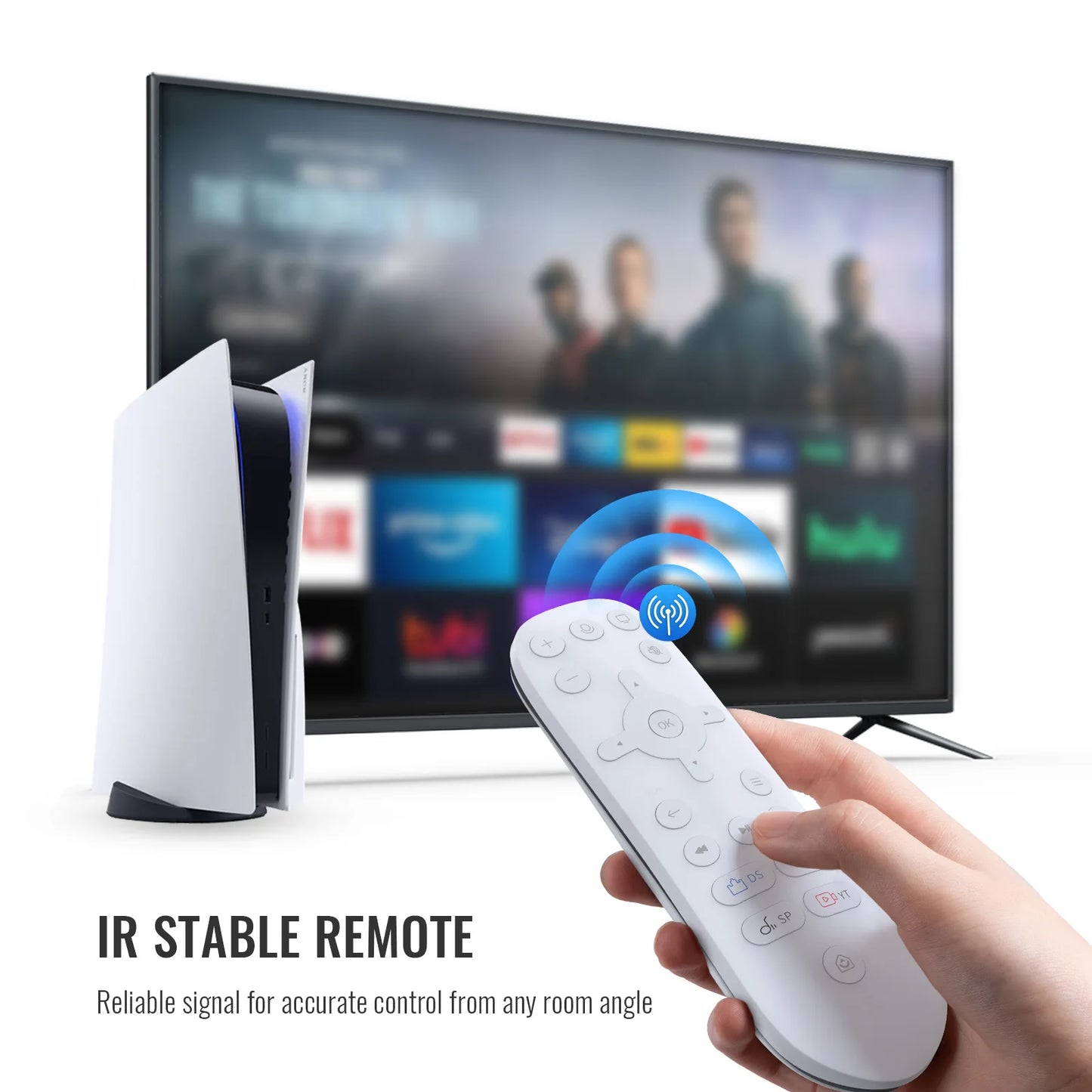 Remote Control For The P5/P5 Pro/P5 Slim Series Gaming Consoles ( AAA Batteries Are Not Included ) Peaceful Pleasures Health and Wellness