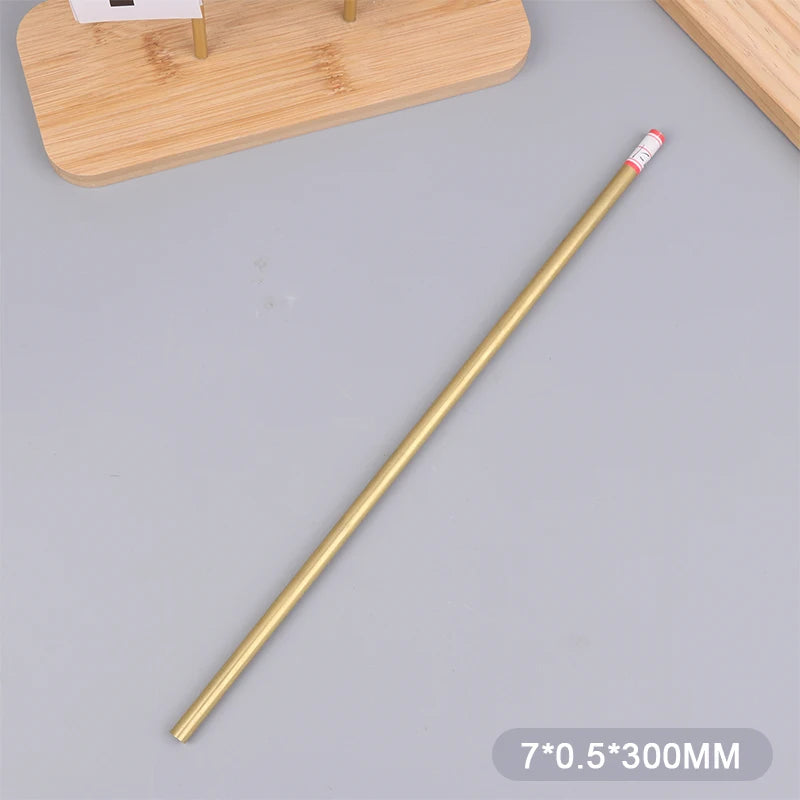 Brass Tube Dia 2/3/4/5/6/7/8/9/10/11/12/13/14/15mm Length 300mm 0.5mm Wall Brass Pipe Modelmaking Rod Cutting Tool Replacement Peaceful Pleasures Health and Wellness 7mm