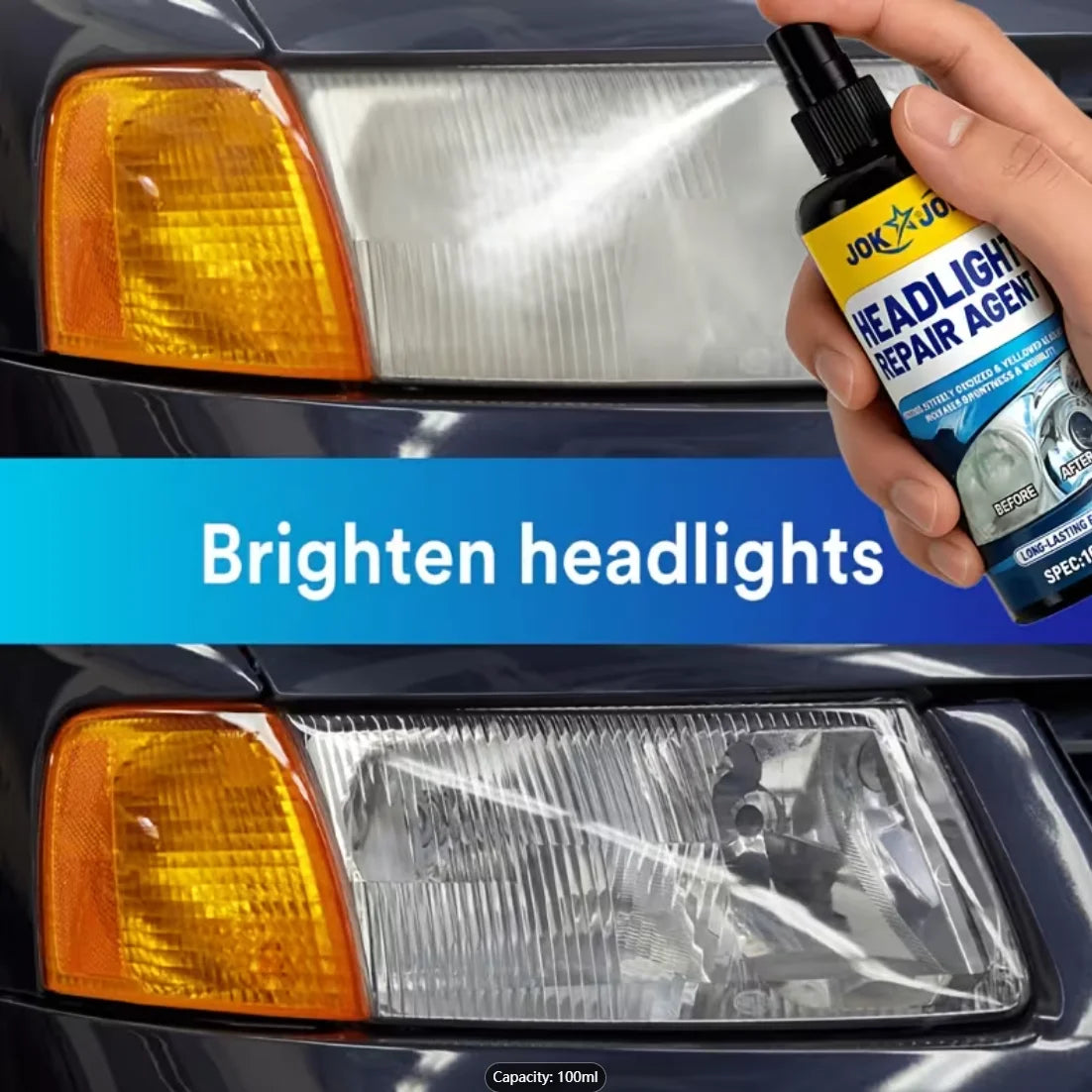 Headlight Restorer – Polish & Restore Clarity to Foggy Lenses