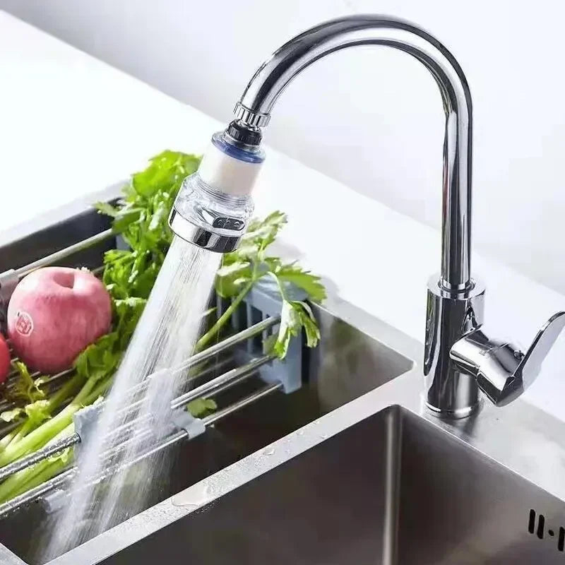 360° Rotating Faucet Water Filter | Universal PP Cotton Purifier