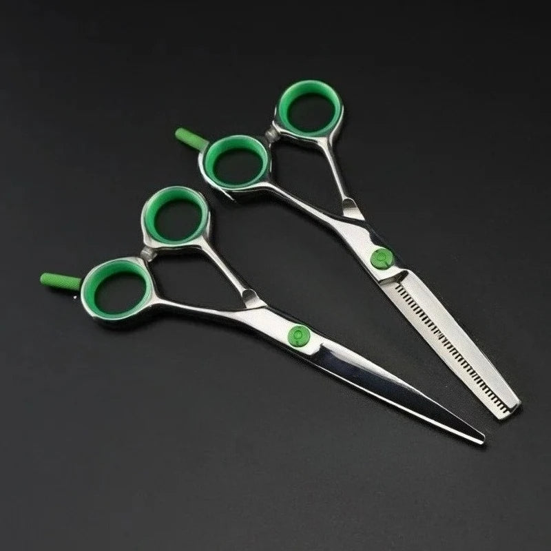 Hairdressing Scissors Stainless Steel Professional Hairdressing Scissors Cutting Thinning Scissors Barber Shear Home Salon Peaceful Pleasures Health and Wellness