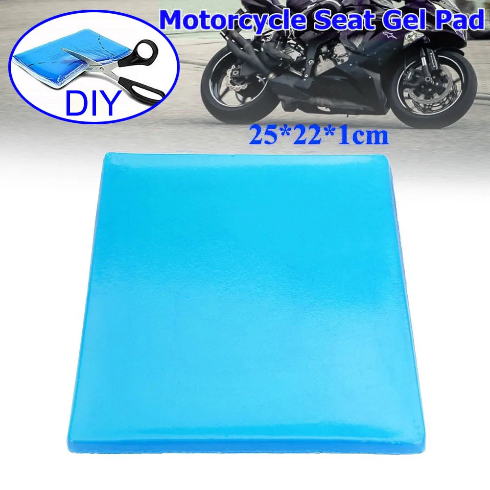 Motorcycle Seat Gel Pad Shock Absorption Mats Cushion Accessories Reduce Fatigue Comfort Soft Cushion Cool DIY Motorbike Seat Peaceful Pleasures Health and Wellness