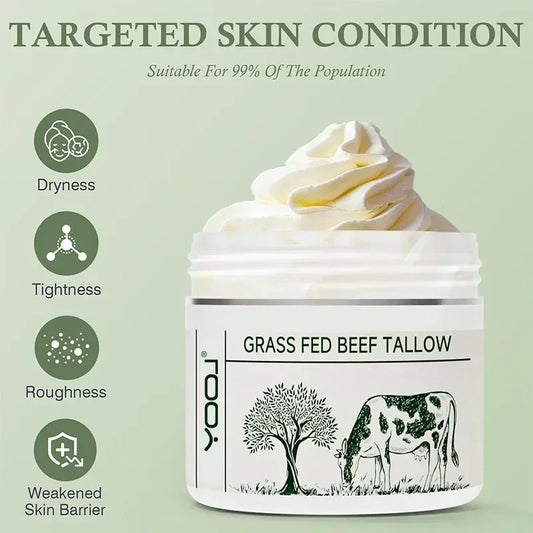 Beef Tallow & Wild Honey Whipped Face & Body Moisturizer 50ml Whipped Face Cream Oasis Select