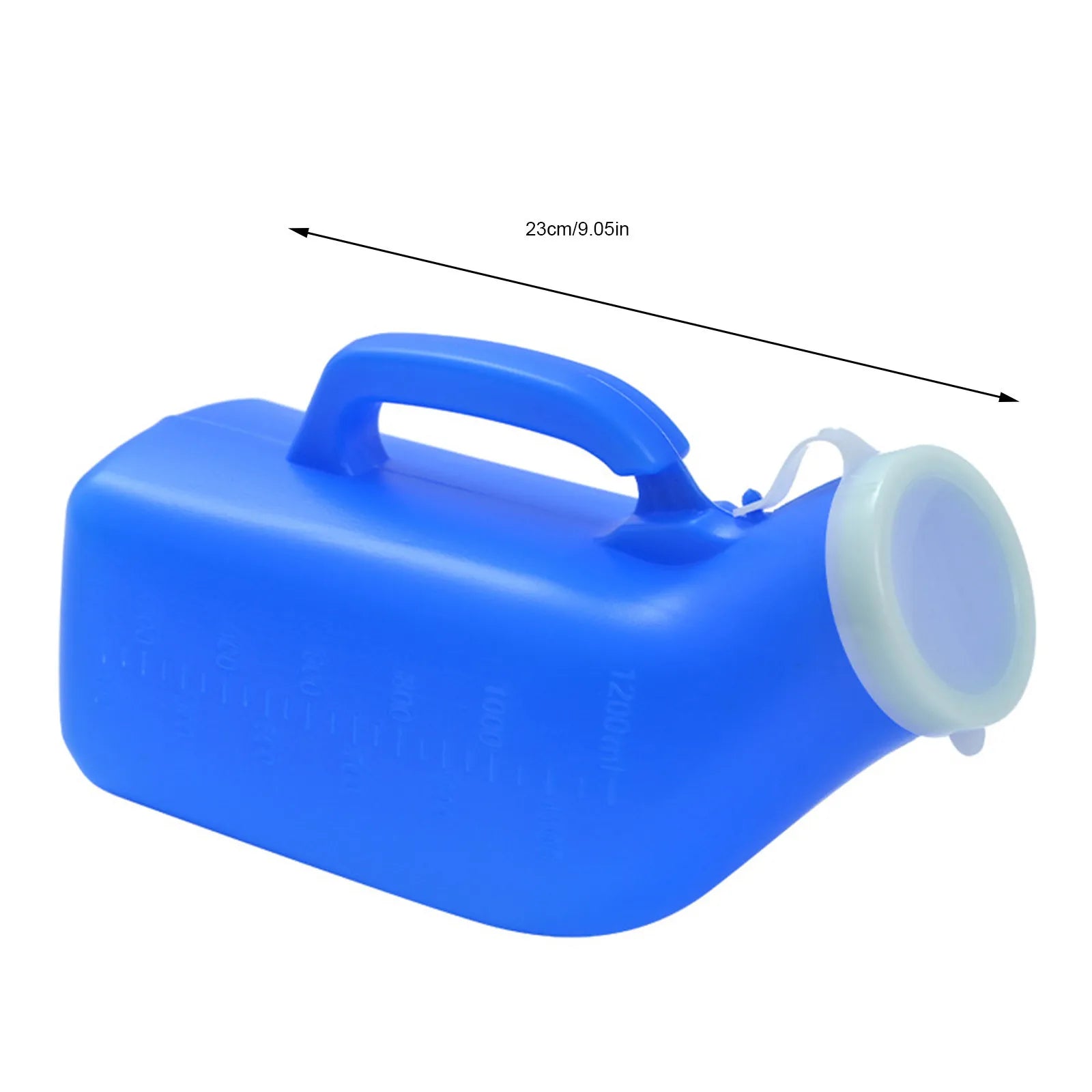 Portable Male Urinal Bottle 1200ml – Travel, Camp & Home Portable Urinal Bottle Peaceful Pleasures Health and Wellness