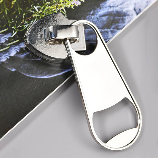 Creative Beer Bottle Opener Multifunctional Large Magnetic Zipper Bottle Opener Suitable for Home Dinner Party Bar Peaceful Pleasures Health and Wellness