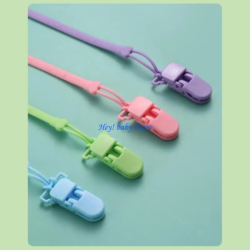 Silicone Baby Pacifier Clip Anti-Lost Chain | Teether Holder
