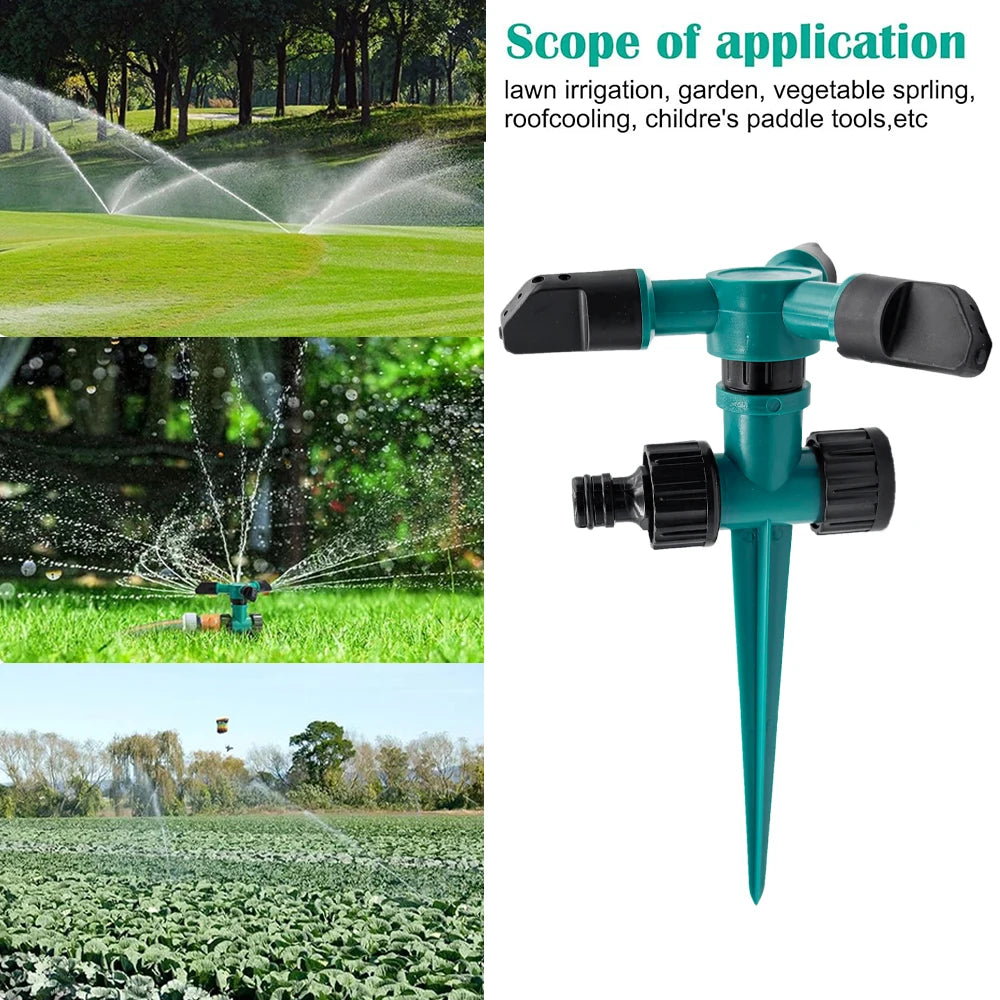 1PCs 360 Degrees Rotating Water For Agricultural Irrigation IrrigationGarden Automatic Sprinkler Garden Watering Sprinkler Peaceful Pleasures Health and Wellness