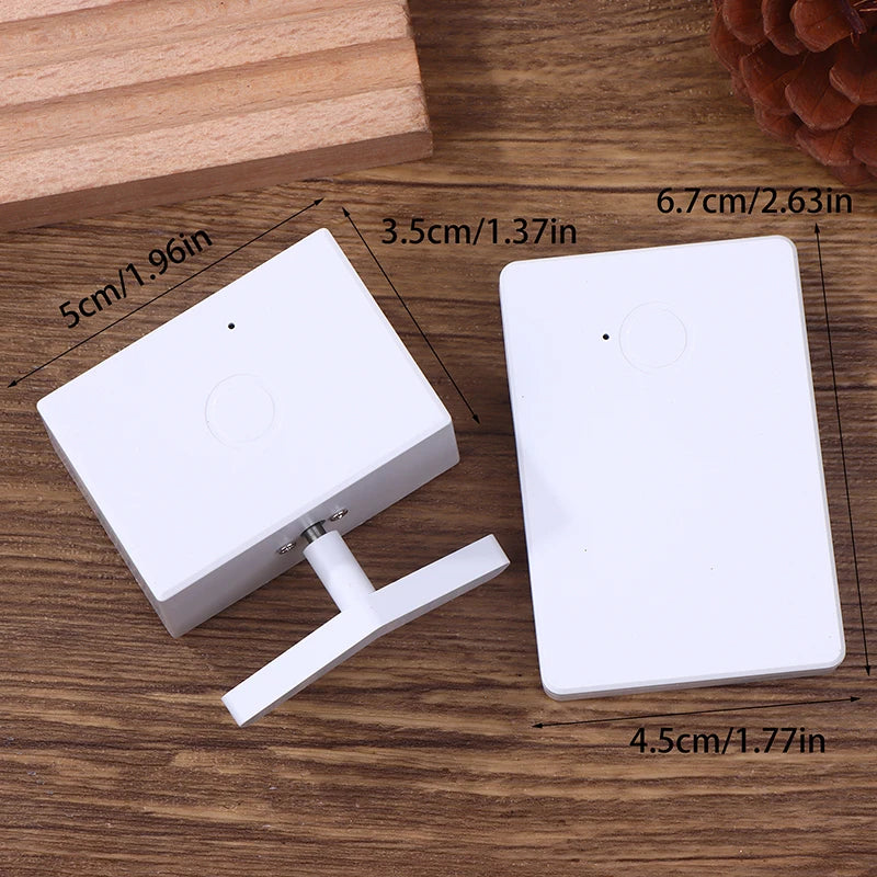 New Wiring-Free Wireless Remote Control Turn Off/on Tool Automatic Button Pusher Lazy Remote Control Light Off Switchs Button Peaceful Pleasures Health and Wellness White 1set