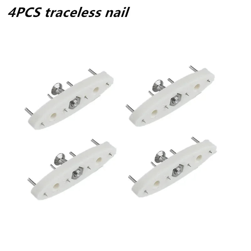 Home Pegboard Wall Hole Board Panels Decor Organizer Holder Mounting Display DIY Tool Storage Rack Bathroom Kitchen Hang Board Peaceful Pleasures Health and Wellness 4pcs traceless nail