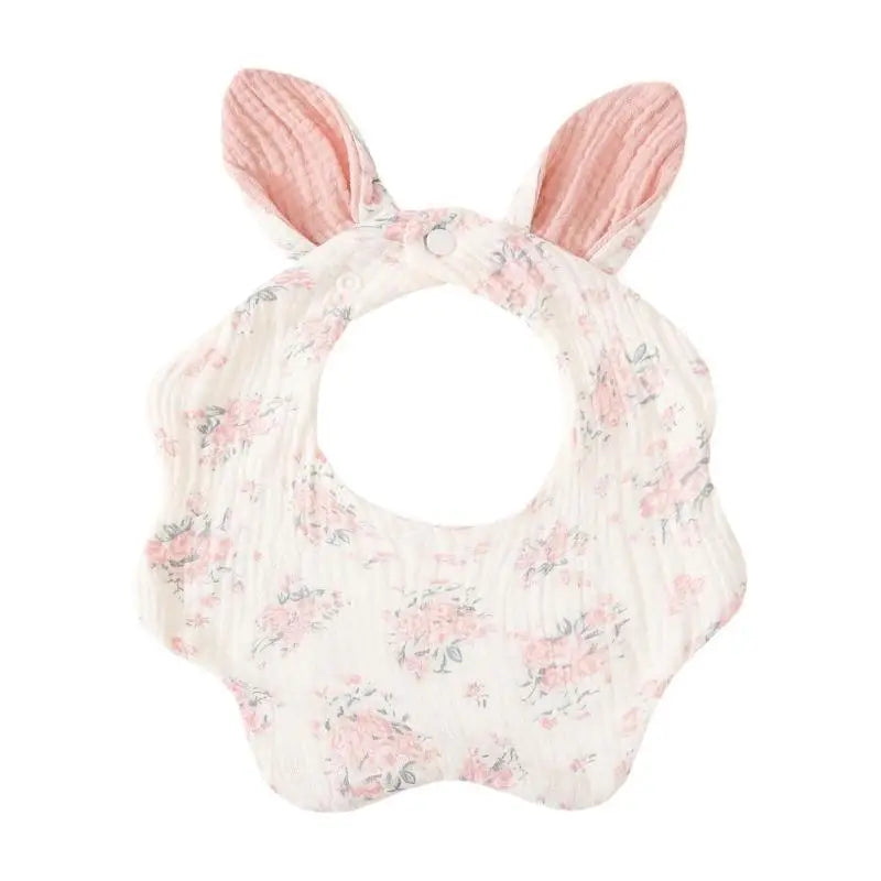 4-Layer Cotton Baby Bib & Burp Cloth | Soft Drool Towel