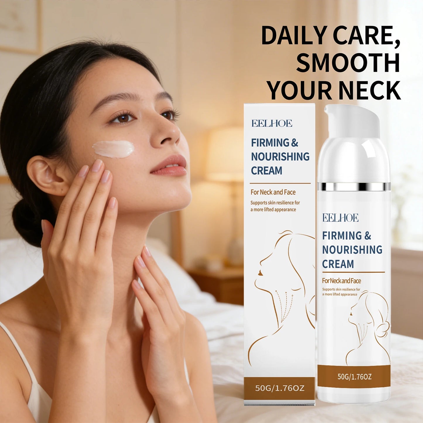 EELHOE Firming Neck Cream – Lift, Tighten & Hydrate 50g Firming Neck Cream Peaceful Pleasures Health and Wellness
