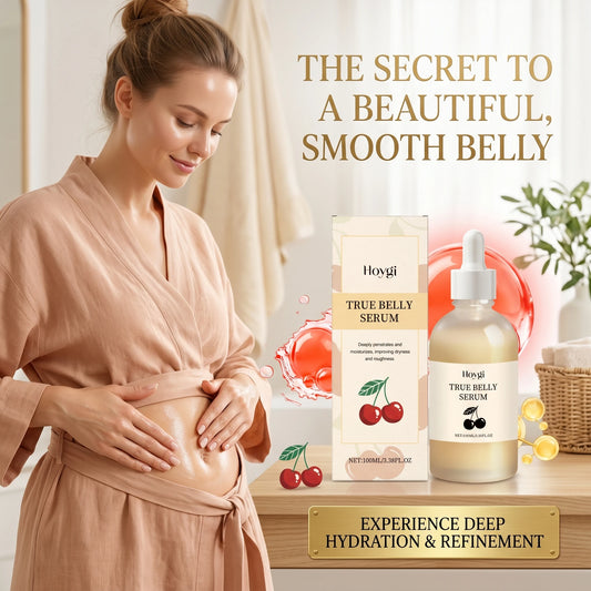 Cherry Belly Serum for Belly Tightening Improves Skin Elasticity Nourishing Dryness Roughness Enhances Body Contour Body Serum Peaceful Pleasures Health and Wellness