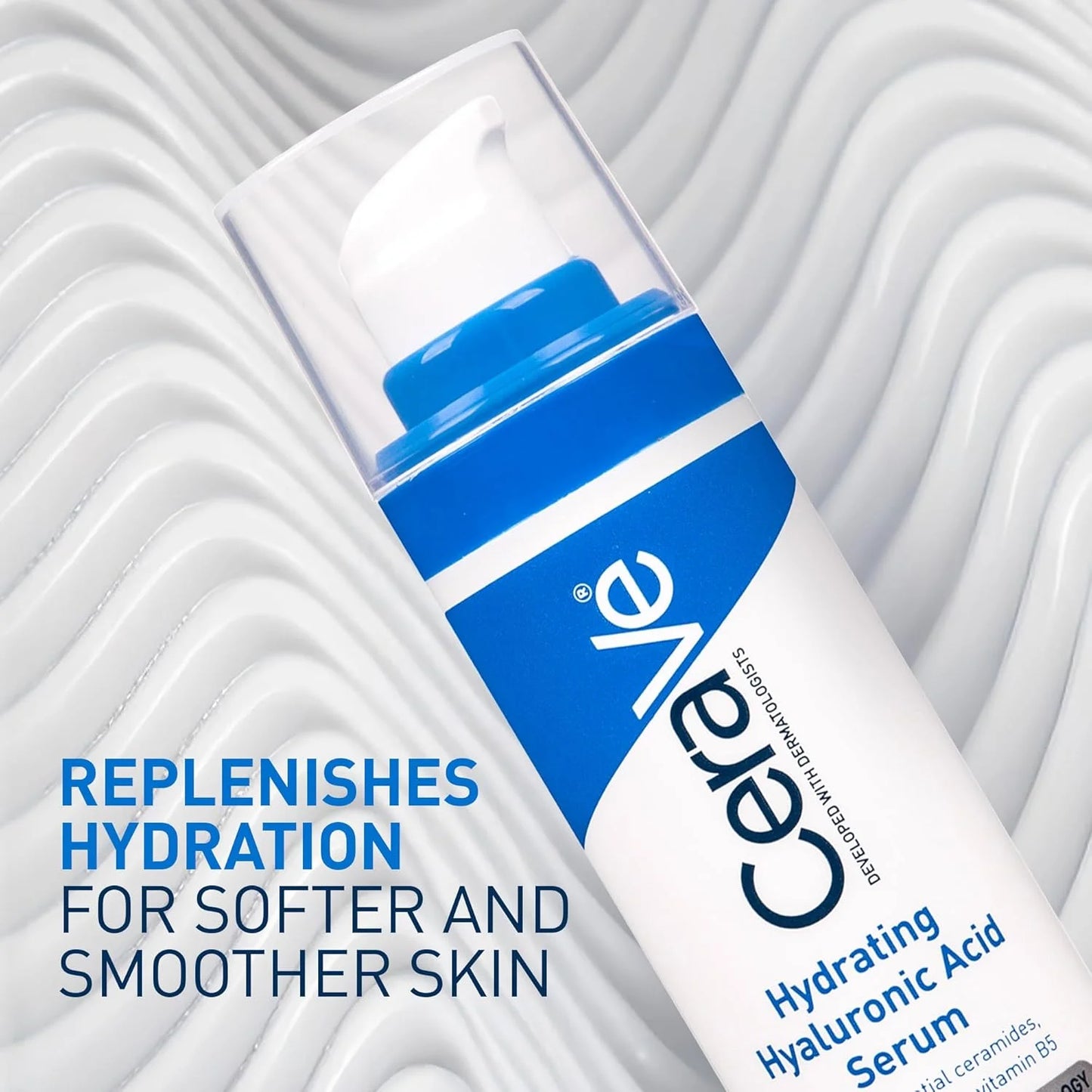 CeraVe Hyaluronic Acid Serum – Vitamin B5 & Ceramides, 1 oz