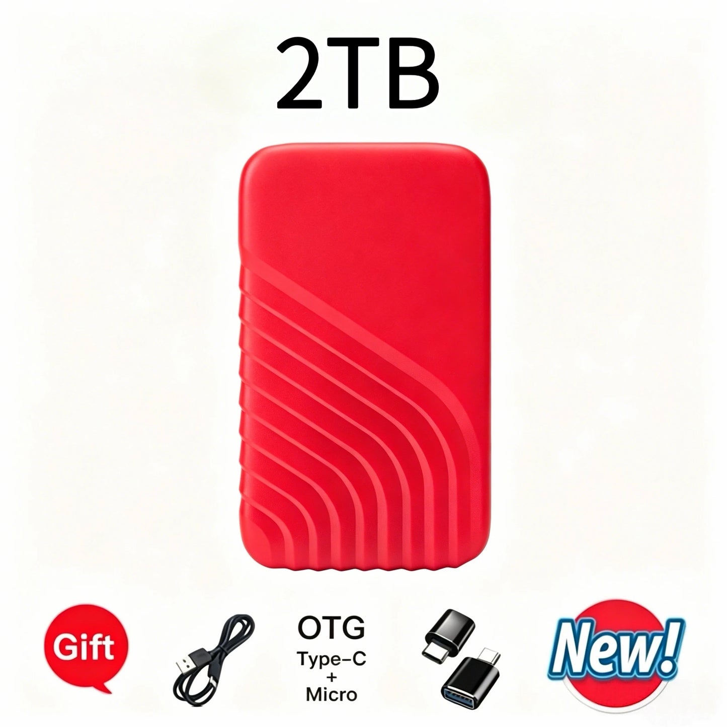 EOENKK USB 3.1 Type-C Portable External Hard Drive | PC & Mac
