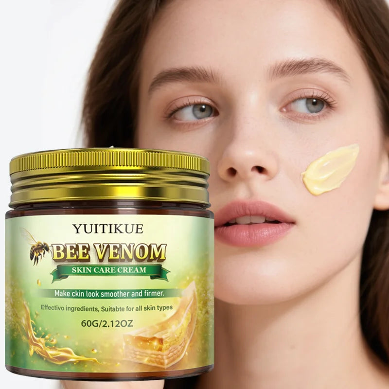 Yuitikue Bee Venom Skin Care Cream, 60g Firming & Smoothing Face & Body Cream, Suitable for All Skin Types Peaceful Pleasures Health and Wellness