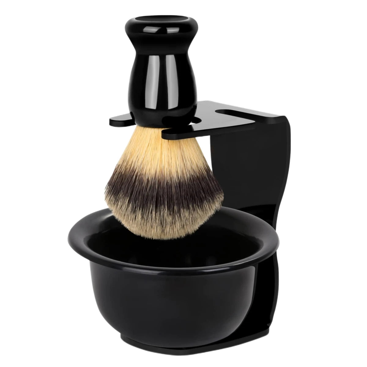 3 In 1 Mens Shaving Brush Bowl Set Stainless Steel Shaving Bowl Durable New Beauty Design Men Shaving Bowl Mug Brush Soap Dish Peaceful Pleasures Health and Wellness set CN