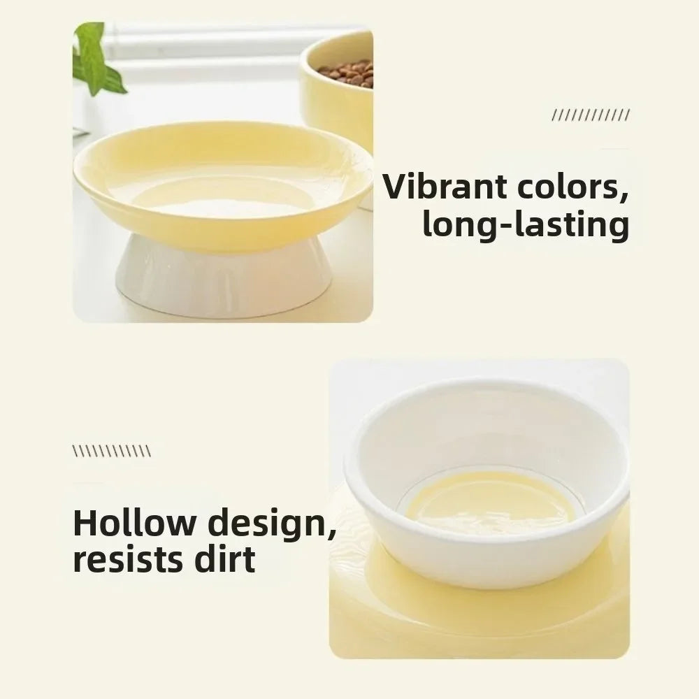 Ceramic Cat & Dog Bowl – Non-Slip, Anti-Tip, Large Capacity