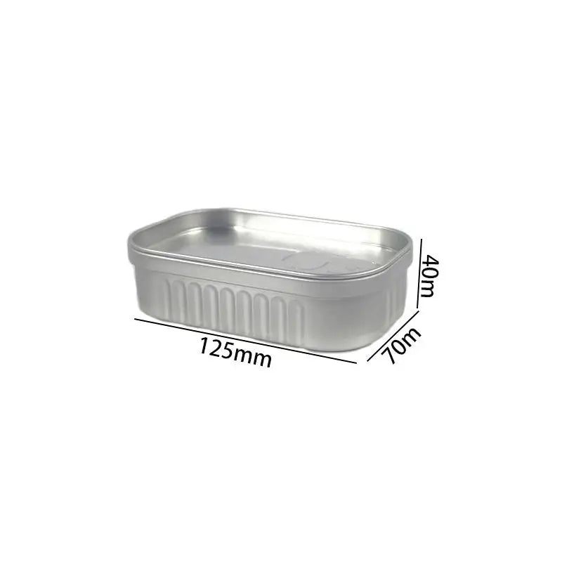 Sardine Can Shaped Tin Box – Mini Metal Jewelry & Storage Case