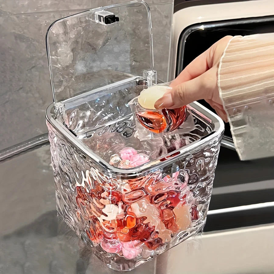 Laundry Pods & Powder Container – Modern Laundry Room Organization Storage Box
