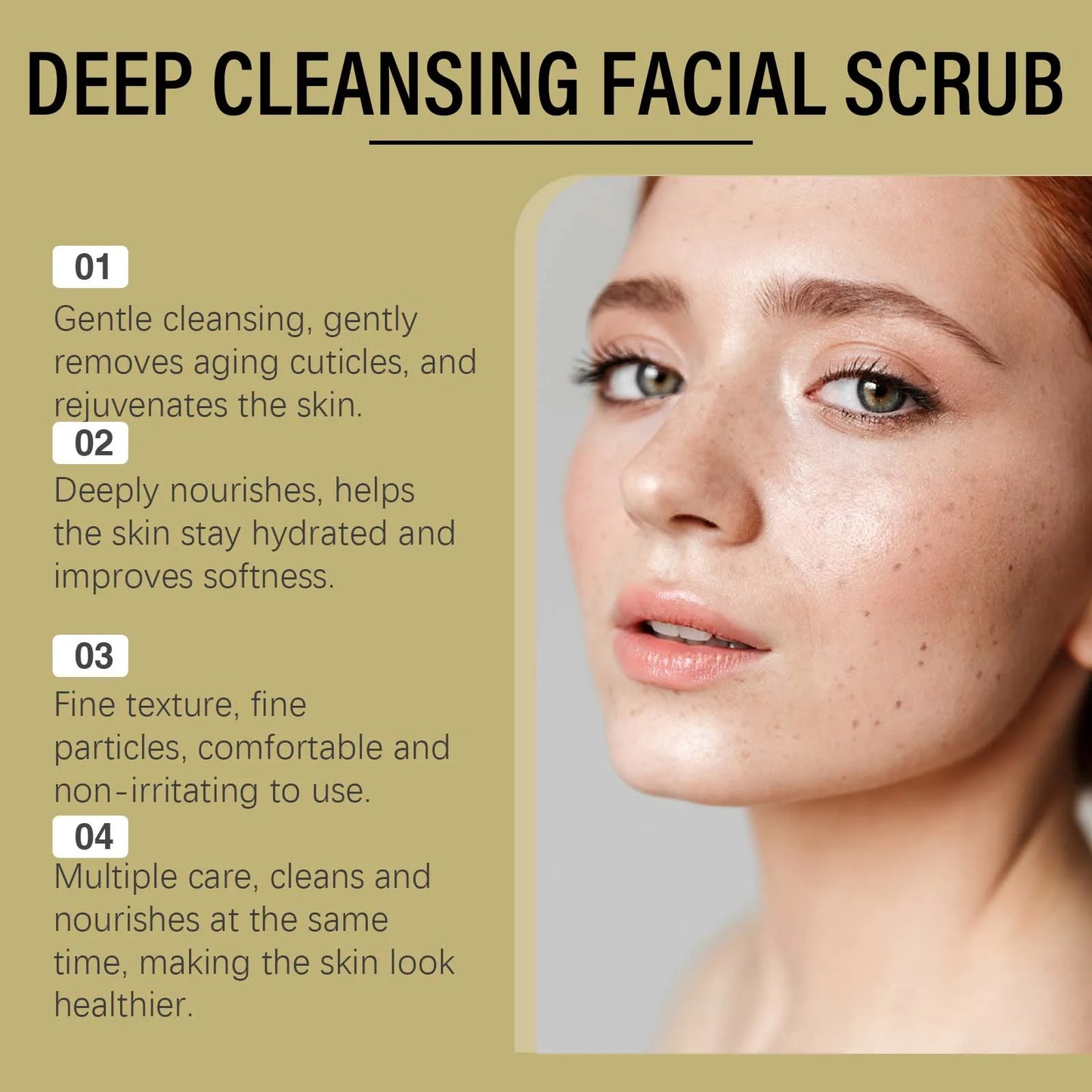 Deep Cleansing Facial Scrub – Pore Refining & Oil Control