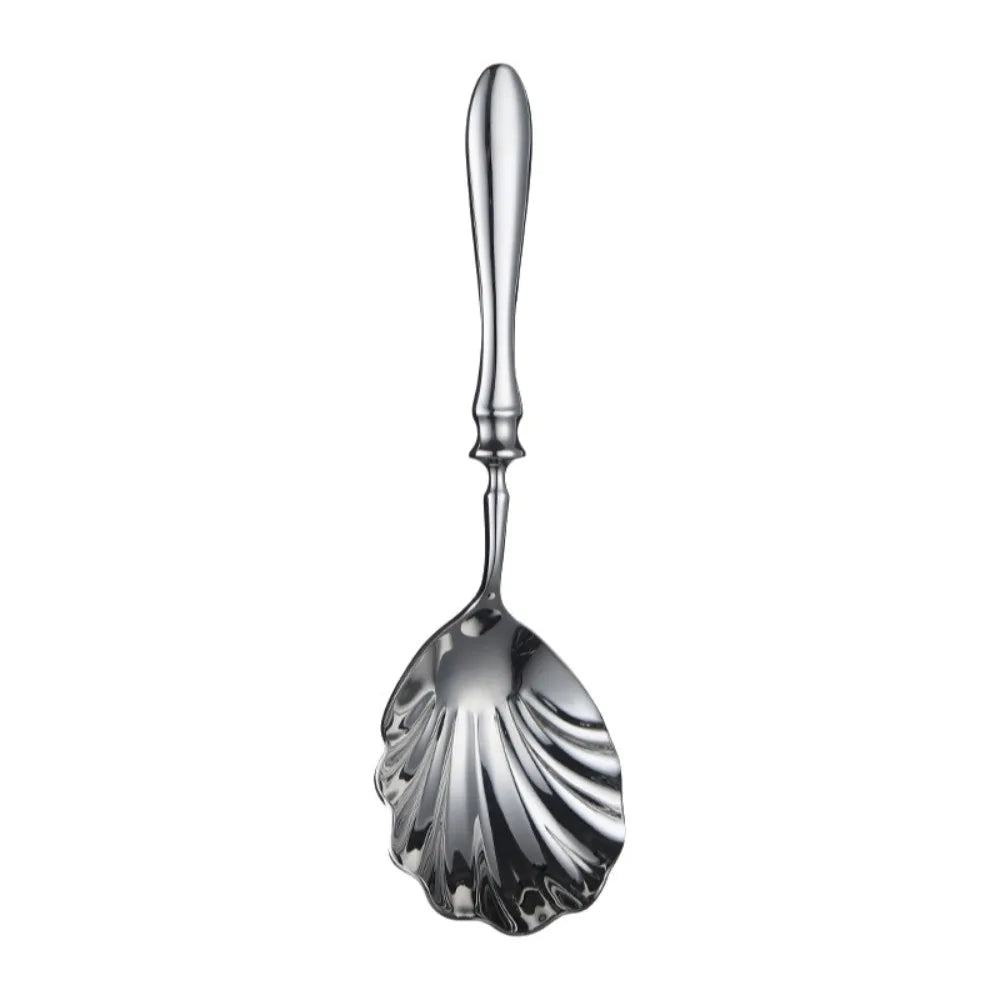 Shell Shape Stainless Steel Spoons – Soup, Yogurt & Dessert
