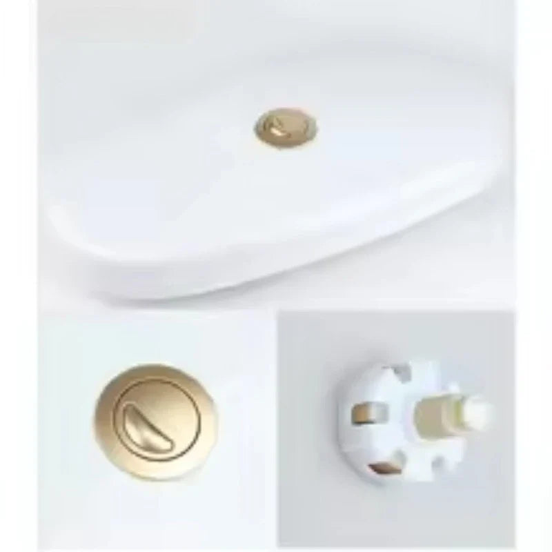 Matt Gold Toilet Flush Button | Cistern Replacement Upgrade