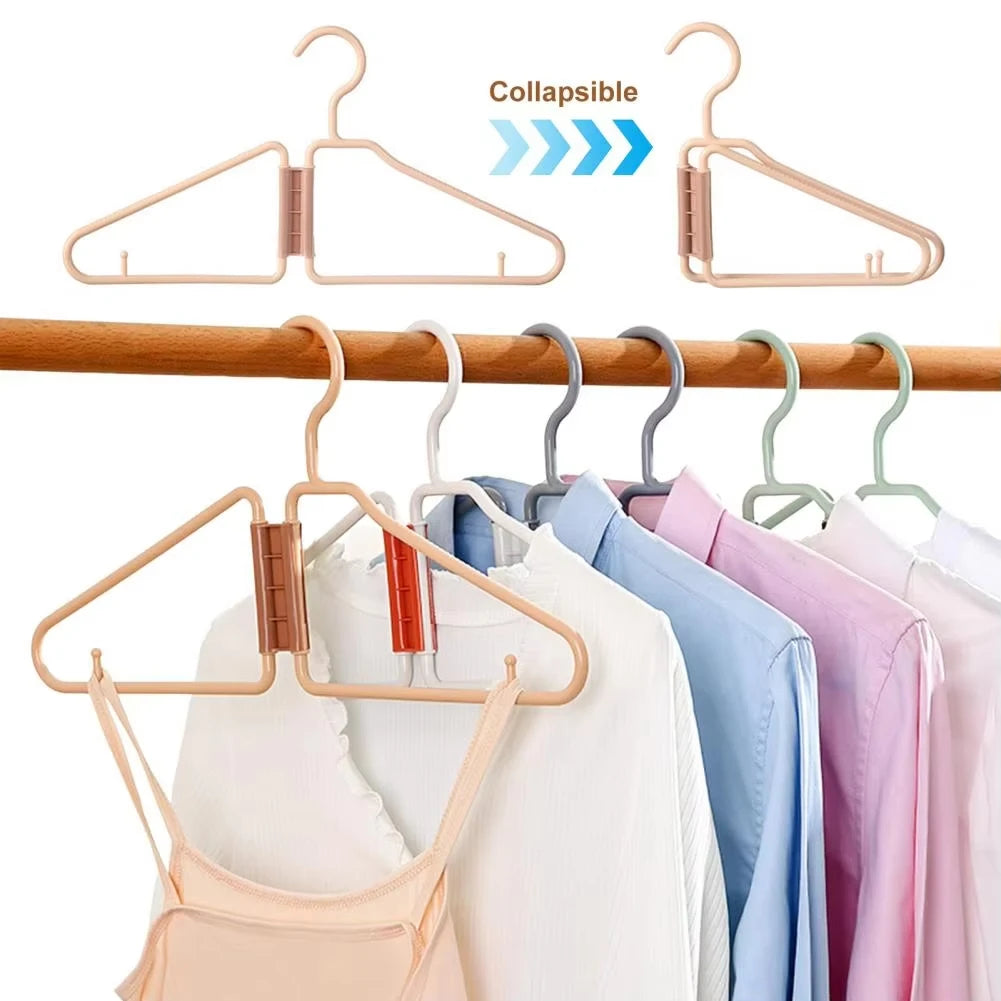 Foldable Travel Clothes Hangers – Portable Space-Saving