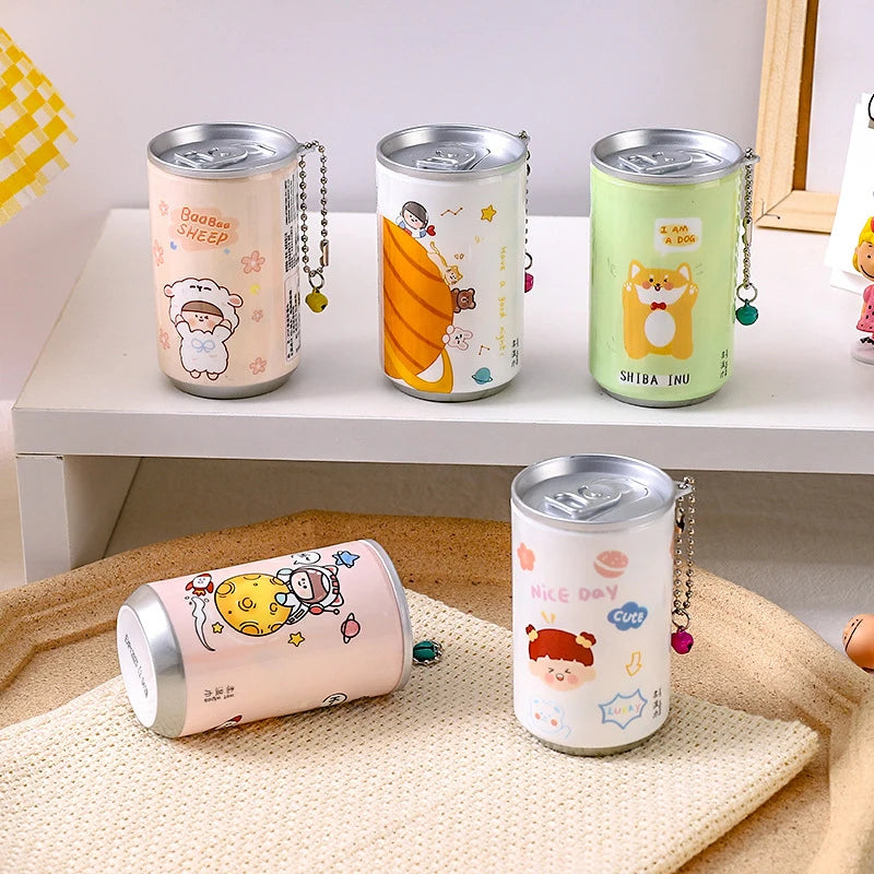 Cartoon Canned Wet Wipes 30 Sheets – Portable Kids Bell Chain