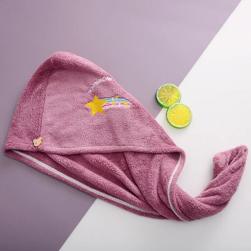 Microfiber Hair Towel | Anti-Frizz Rapid Dry Shower Wrap