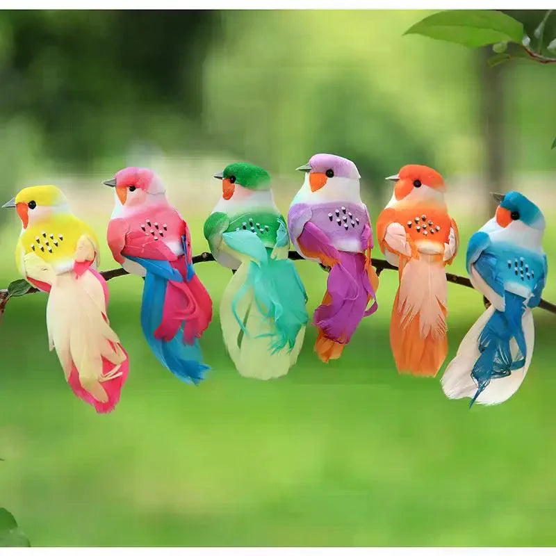 3D Artificial Foam Feather Birds – Party & Wedding Decor
