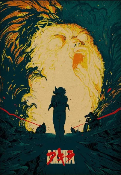 Akira Anime Retro HD Canvas Wall Art Poster | Japan Print