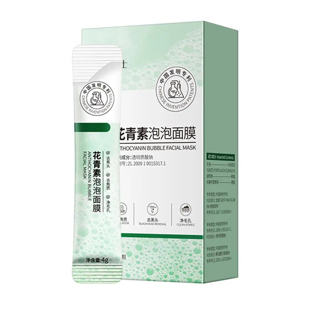 Anthocyanin Bubble Mask – Blackhead Removal & Pore Minimizer 12pc