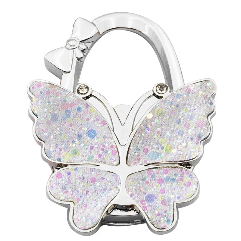 Butterfly Purse Hook – Foldable Handbag Table Hanger for Women