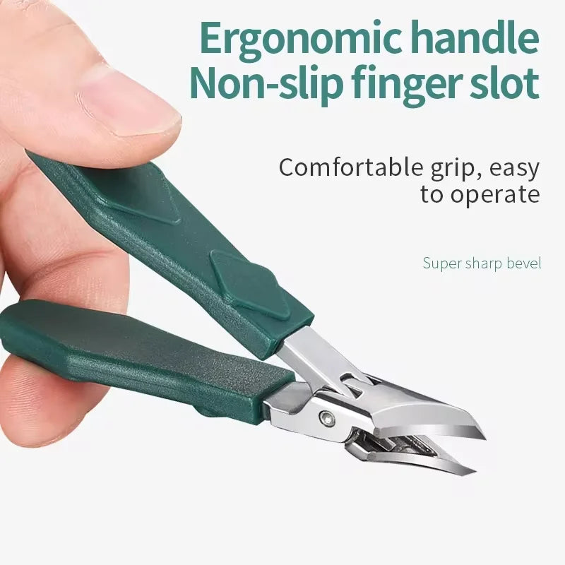 25 Slant Edge Nail Clipper Wide Opening Stainless Steel Professional