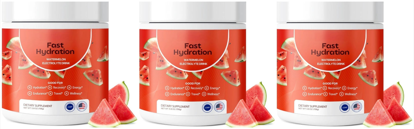 Sugar-Free Watermelon Electrolyte Mix | Na K Mg Ca Travel Jar