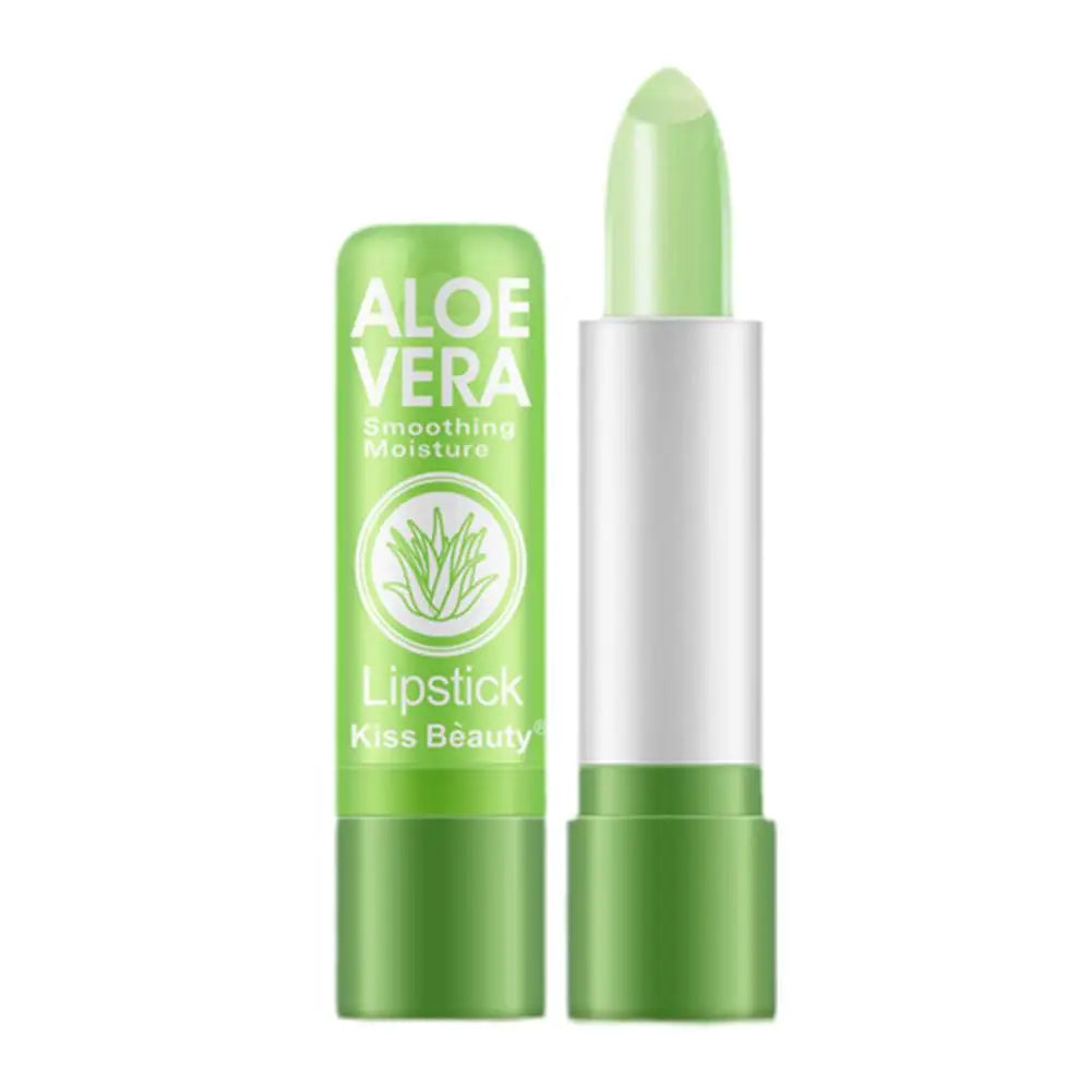 Aloe Vera Color-Changing Lipstick – Moisturizing Lip Balm Lip Care Peaceful Pleasures Health and Wellness 1pcs