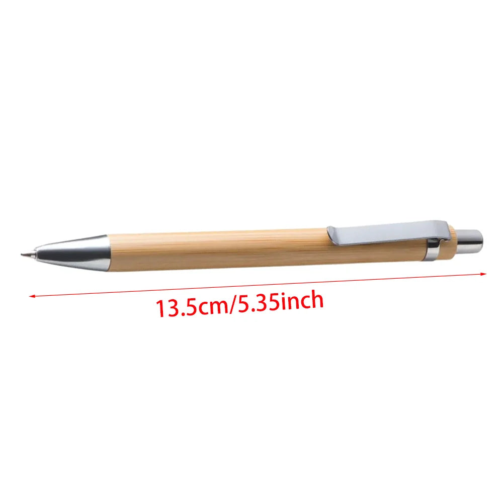 Custom Engraved Bamboo Pens Set of 5 | Wedding & Teacher Gift Personalized Pen Set Peaceful Pleasures Health and Wellness