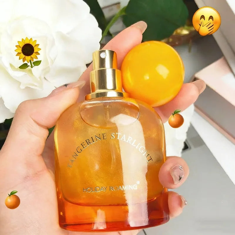 Russia Popular Women Eau De Parfum 50ml Orange Grape Cherry Scents Long-lasting Light Fragrance Women Natural Fruity Perfume Peaceful Pleasures Health and Wellness