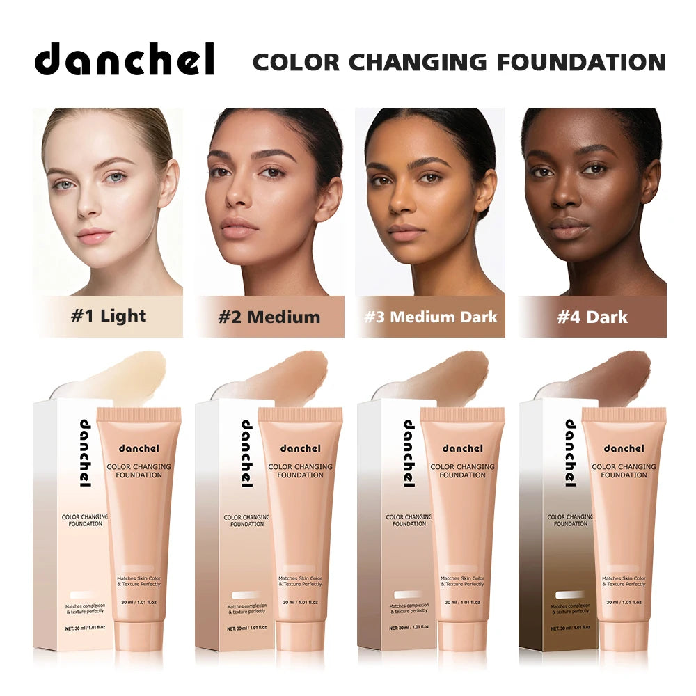 Color Changing Foundation Nourish Repair Skin Deep Hydration Brighten Even Tone Natural Matte Makeup Effect Concealer Foundation Peaceful Pleasures Health and Wellness