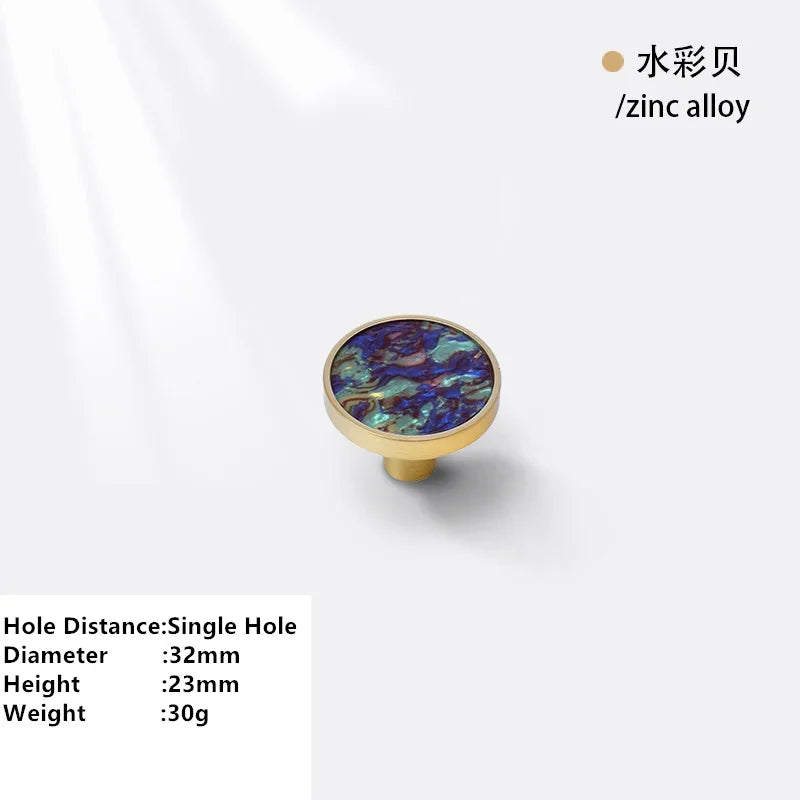 Zinc Alloy Cabinet Drawer Knob – Modern Shell Handle
