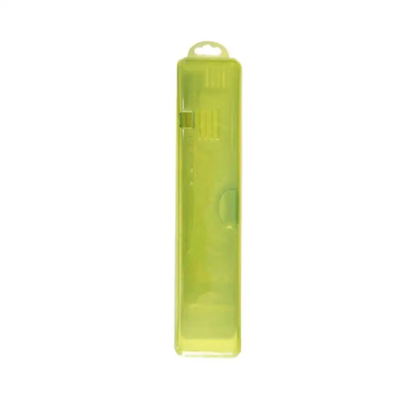 Toothbrush Box Transparent Organizer Case Travel Portable Toothbrush Holder Plastic Toothpaste Box Storage Container Peaceful Pleasures Health and Wellness Green
